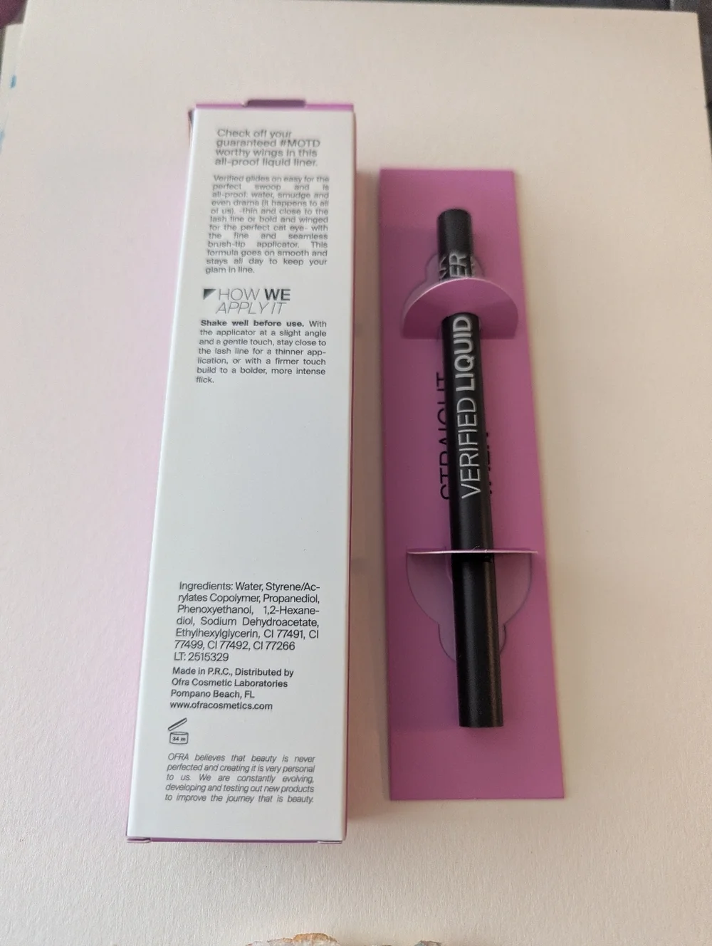 NIB Ofra Verified Liquid Liner